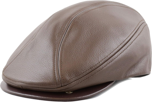 Premium Quality Genuine Leather Gatsby Ivy Hat - Made in USA