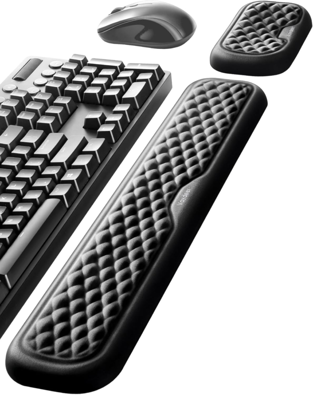 Ergonomic Wrist Rest Pad for Keyboard and Mouse Support