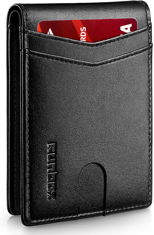 Slim Men's RFID Blocking Front Pocket Wallet 