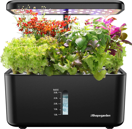 Indoor Garden Hydroponic Growing System Kit Herb Vegetable Grow Light