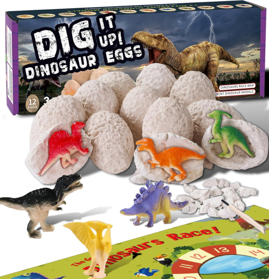 Dinosaur Egg Dig Kit: STEM Toys for Kids 3-10 | Excavation & Fun