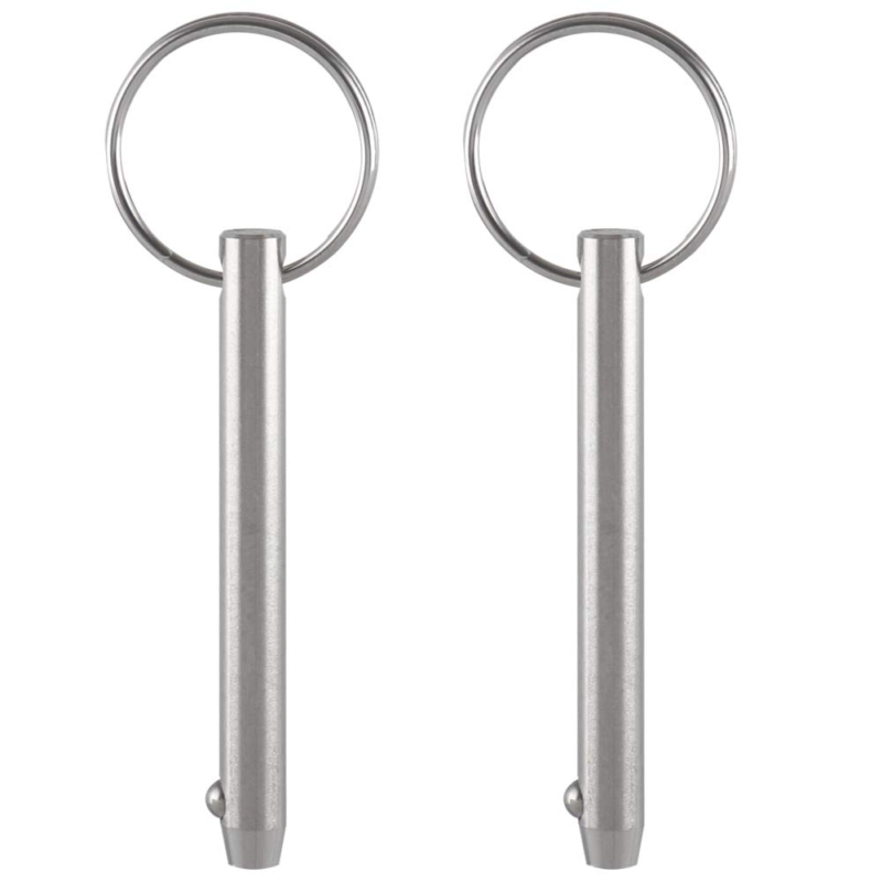 2 Pack 5/16" Quick Release Pins, 316 Stainless Steel Marine Hardware