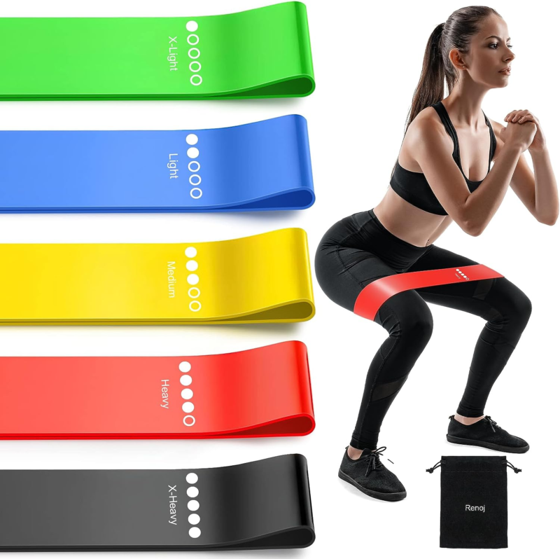 Resistance Bands Set for Exercise and Physical Therapy with Carry Bag