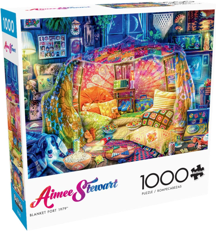 - Aimee Stewart - Blanket Fort 1979-1000 Piece Jigsaw Puzzle