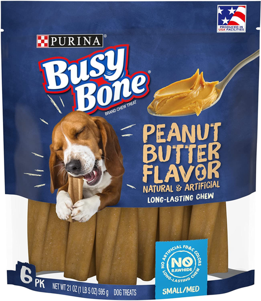 PURINA Busy Bone Made in USA Facilities, Long Lasting Small/Medium Breed 