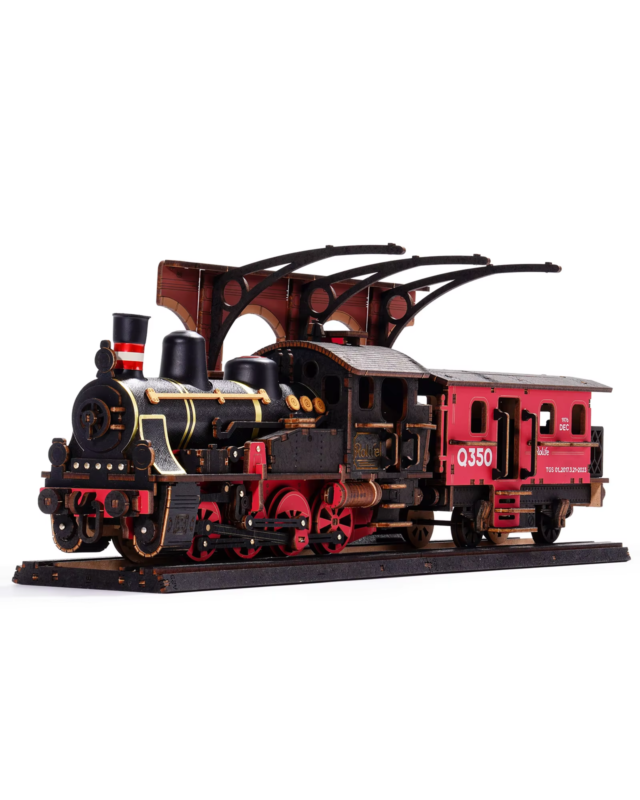 Rolife 3D Wooden Train Puzzle Model Easy Assembly Gift TGS01