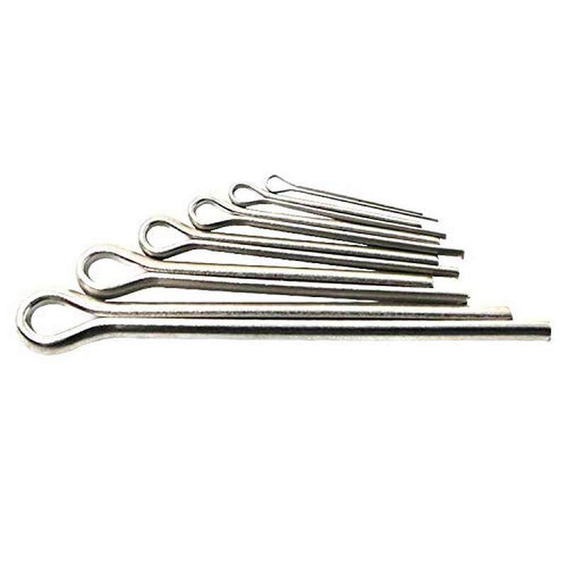 304 Stainless Steel Cotter Pin Assortment Kit - 230 Pcs Fasteners