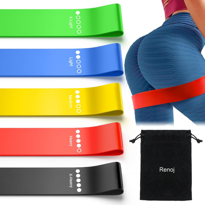 Resistance Bands Set for Exercise and Physical Therapy with Carry Bag