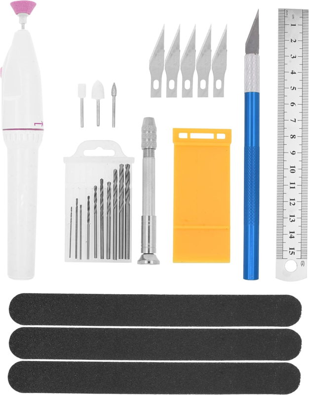 33-Piece Premium Model Tool Kit for Hobby Building