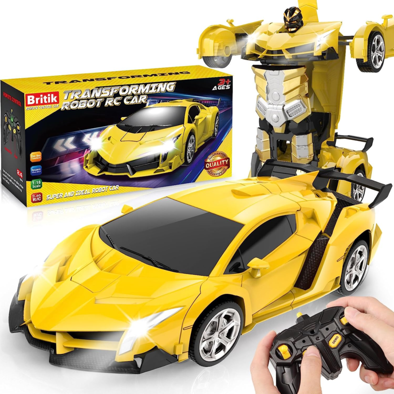 Transforming Remote Control Car Toy for Kids 3-12 – Fun Boys' Toy