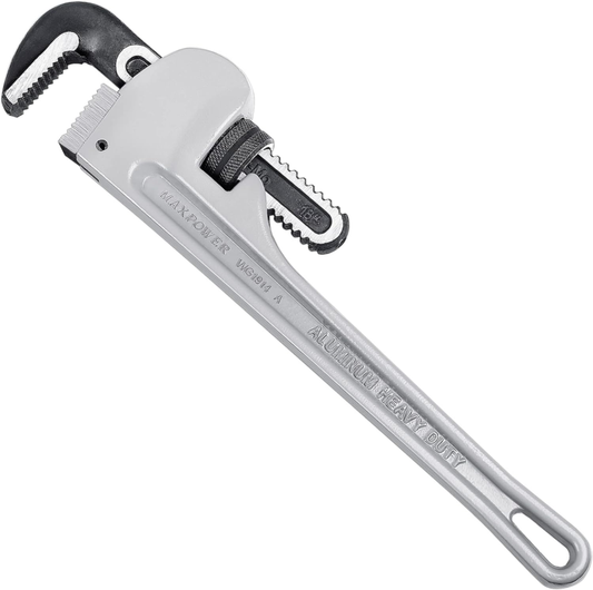 18-Inch Pipe Wrench, Heavy Duty Aluminum Plumbing Wrench