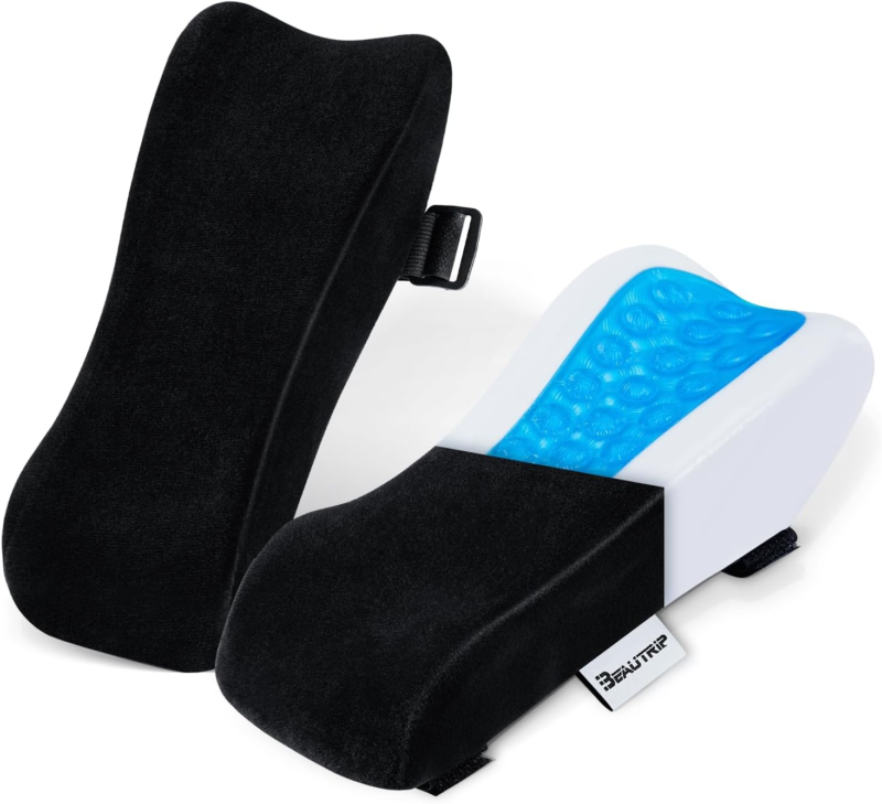 Ergonomic Armrest Pads for Office and Gaming Chairs - Set of 2