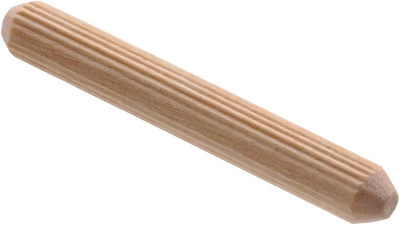 Groove Dowel Pins, 1/4" x 2", Pack of 30