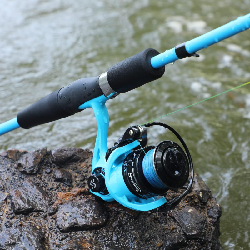 Fishing Rod and Reel Combo, Medium Fishing Pole with Spinning Reel