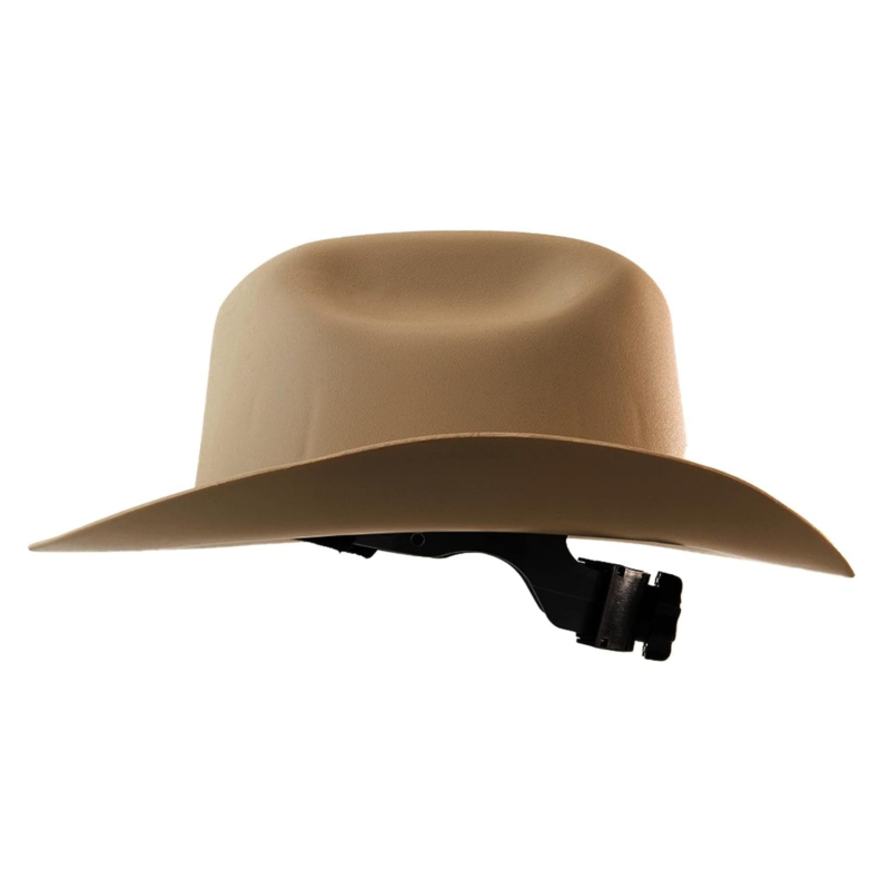 Cowboy Hard Hat - 4 Point Ratchet Suspension - Western Outlaw Style 