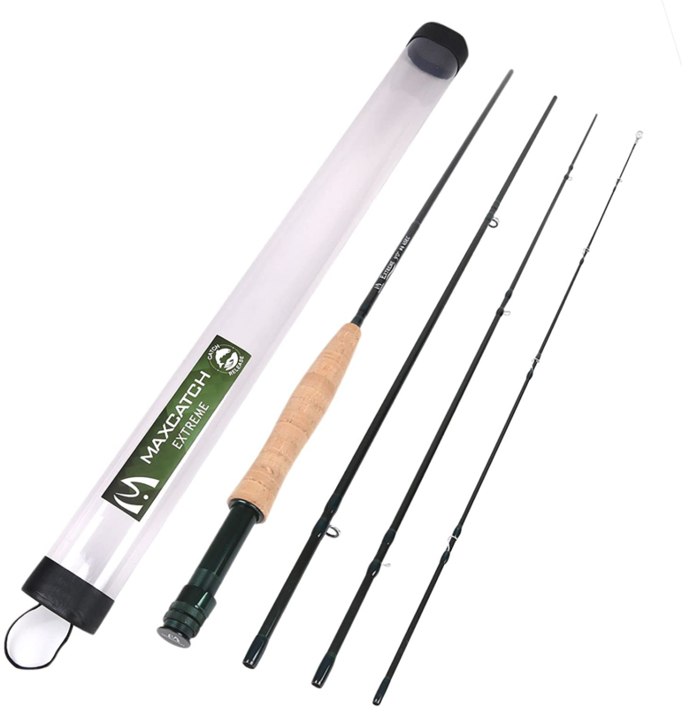 Maxcatch Extreme Graphite Fly Fishing Rod 4-Piece