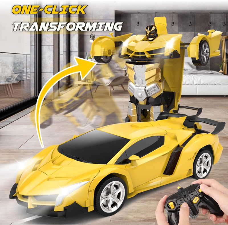 Transforming Remote Control Car Toy for Kids 3-12 – Fun Boys' Toy