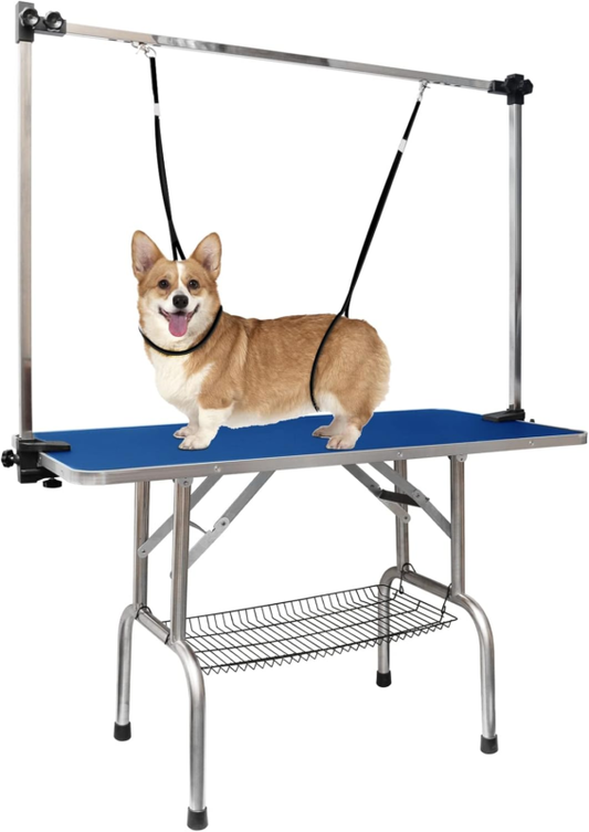 36 Inch Dog Grooming Table,Adjustable with Arm/Noose/Mesh Tray