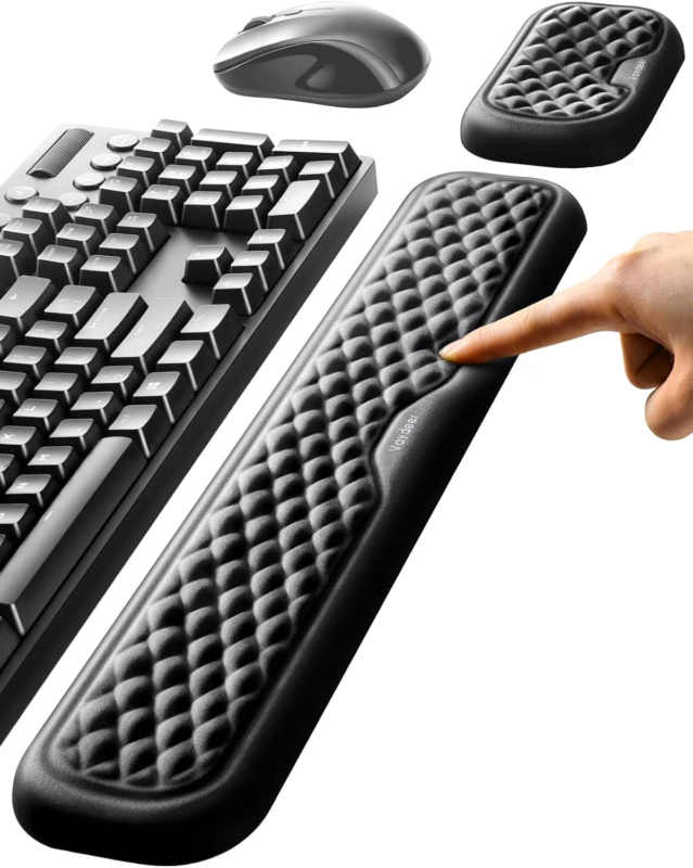 Ergonomic Wrist Rest Pad for Keyboard and Mouse Support