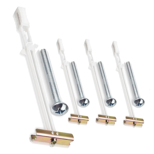 Heavy-Duty Drywall Anchors with Bolts, Holds 270Lbs Each, 4 Pcs Set