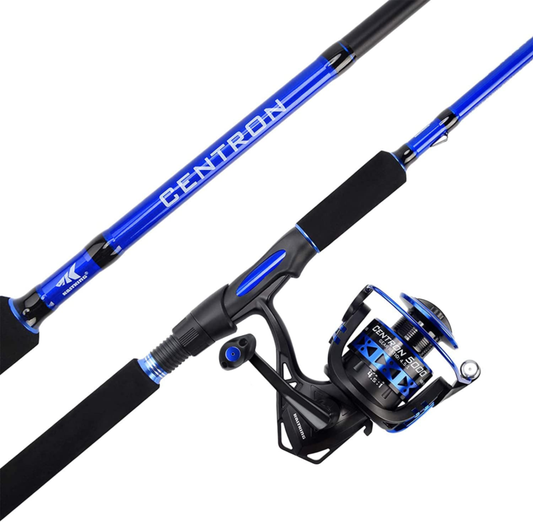 Centron Fishing Rod Combo, Toray IM6 Graphite 2Pc Blanks, Stainless Steel Guides