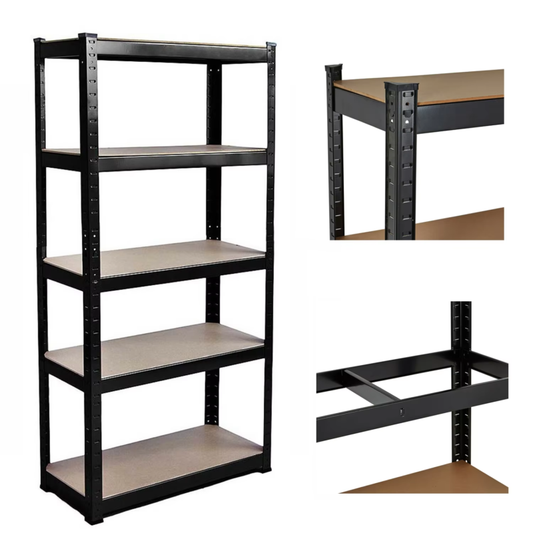 Storage Shelf Heavy Duty, 5 Tier Metal Shelving Unit Boltless, Easy to Assemble,