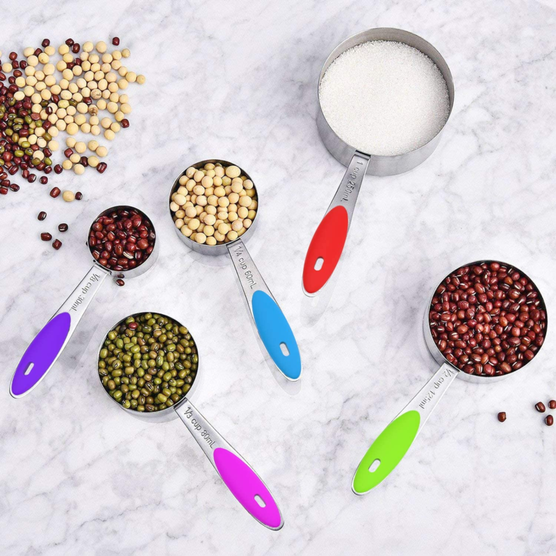 Measuring Cups & Spoons Set of 16,  Premium Stainless Steel