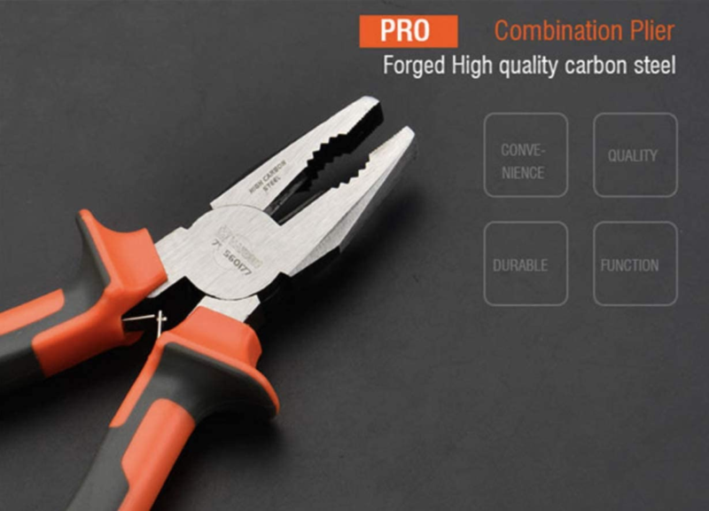 Combination Pliers 8” - Machined Extra Strength Gripping Jaws 