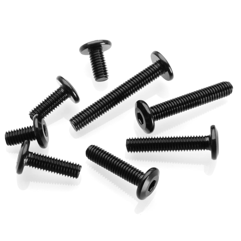 M6 x 35mm Flat Head Hex Socket Cap Screws, 304 Stainless Steel, 20 Pcs