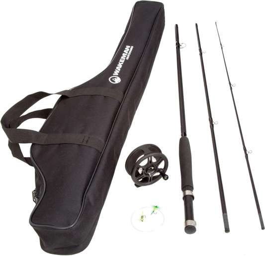 Charter Series Fly Fishing Rod and Reel Combo with Accessories