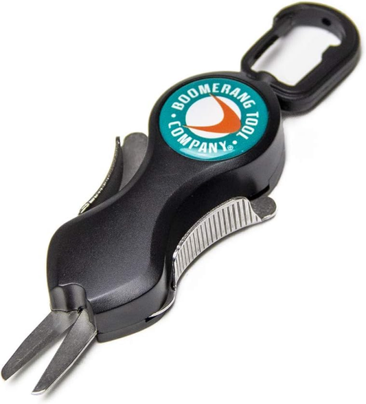 SNIP Fishing Line Cutters with Retractable Tether & Stainless Steel Blades