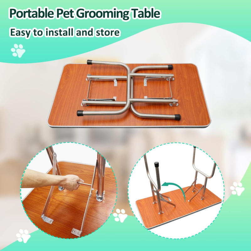 36 Inch Dog Grooming Table,Adjustable with Arm/Noose/Mesh Tray