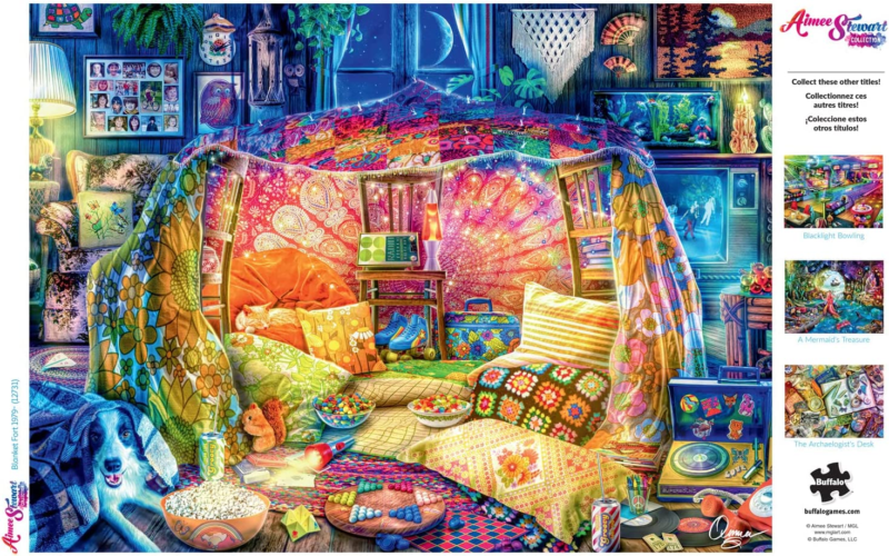 - Aimee Stewart - Blanket Fort 1979-1000 Piece Jigsaw Puzzle