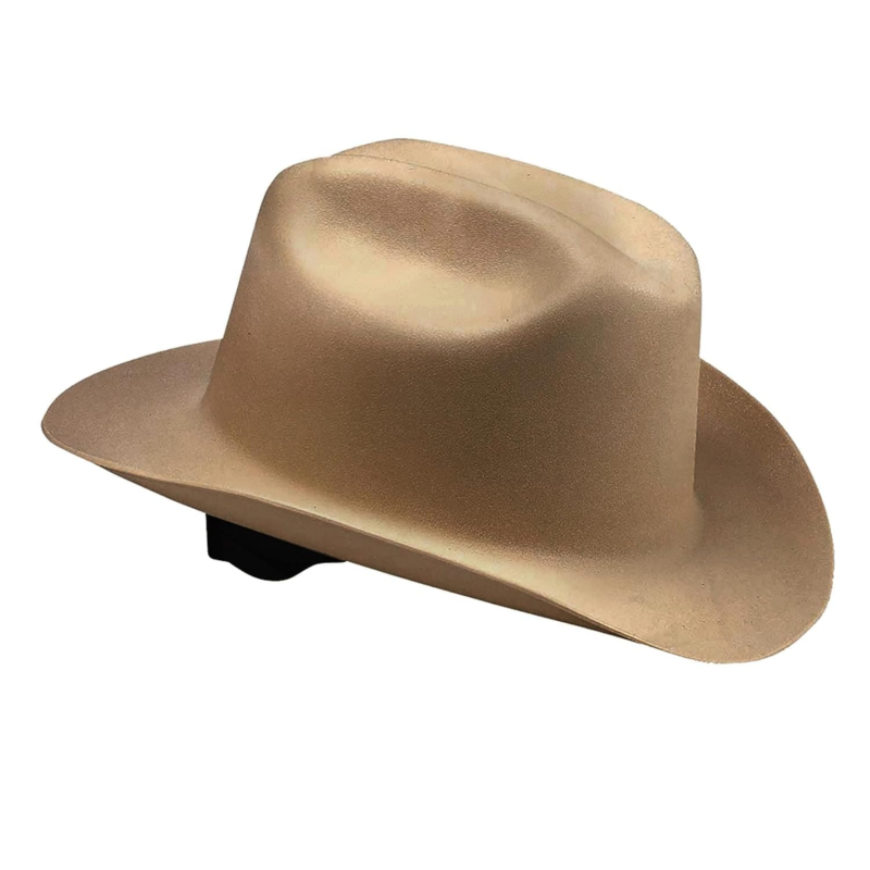 Cowboy Hard Hat - 4 Point Ratchet Suspension - Western Outlaw Style 