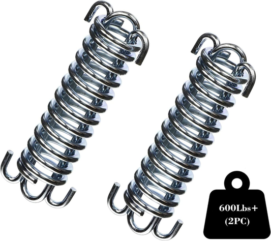 Premium Heavy-Duty Stainless Steel Porch Swing Springs, 300 Lb Capacity, 2 Pcs