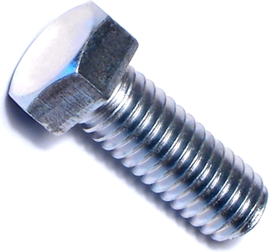 Full Thread Hex Tap Bolts, 3/8-16 X 1, Piece-100, Zinc