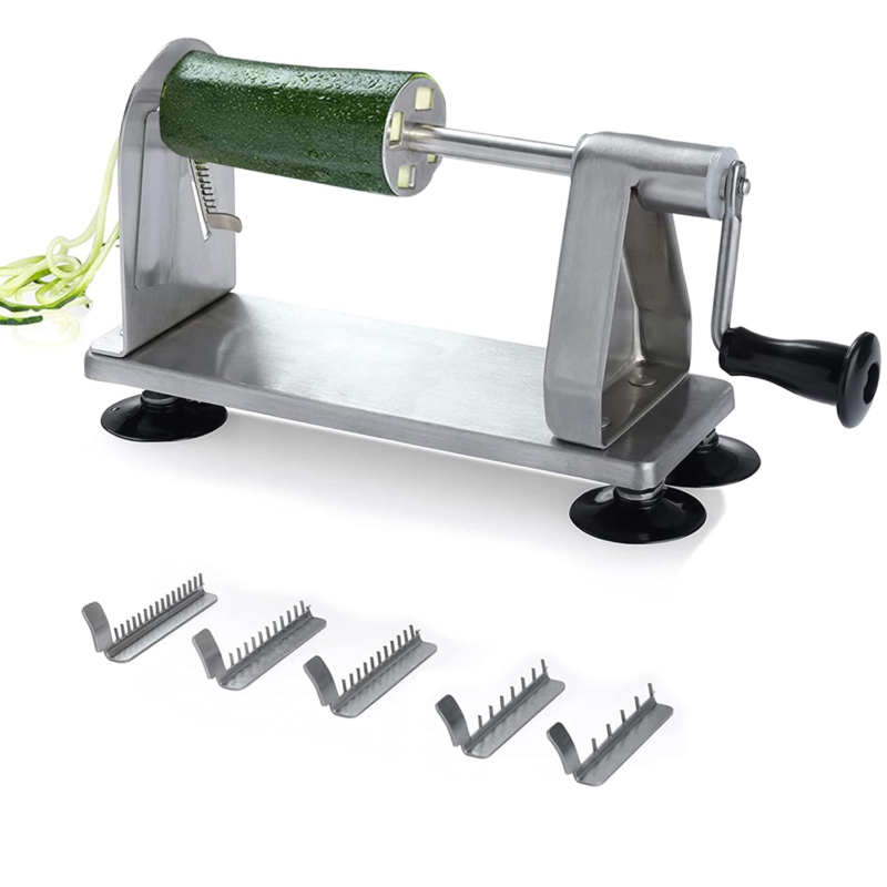 Professional Stainless Steel Vegetable Spiralizer with 5 Blades