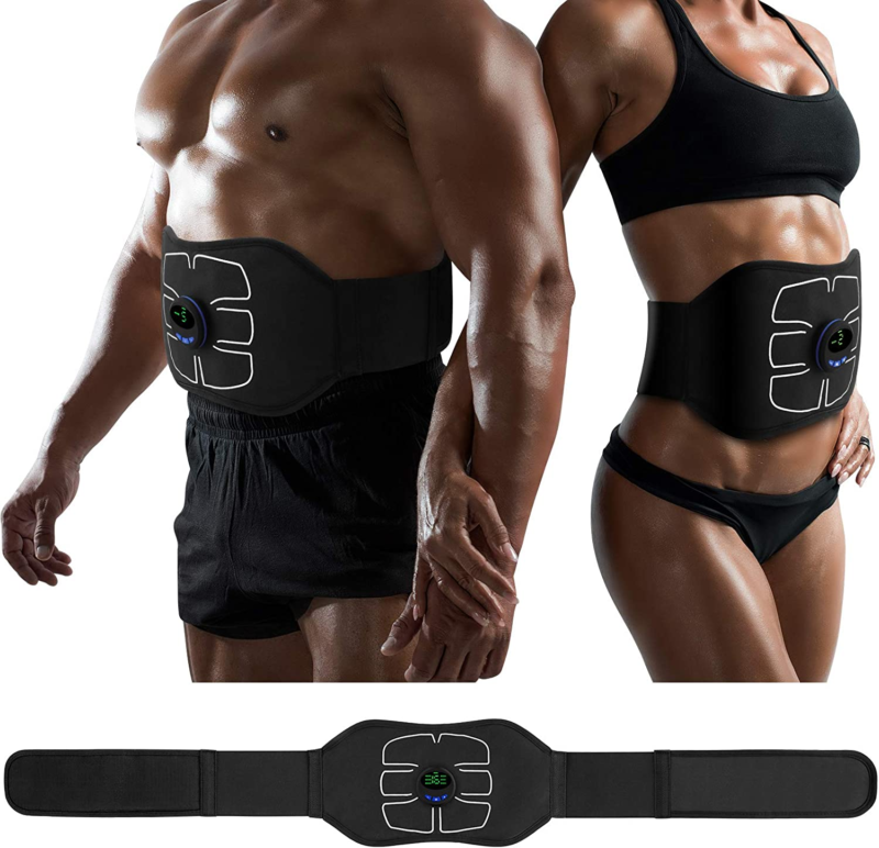 Portable Ab Stimulator and Toning Belt for Home Fitness