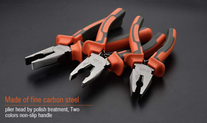 Combination Pliers 8” - Machined Extra Strength Gripping Jaws 