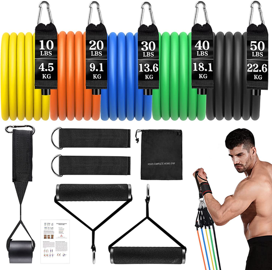 Exercise  Resistance Bands Set for Strength Training  