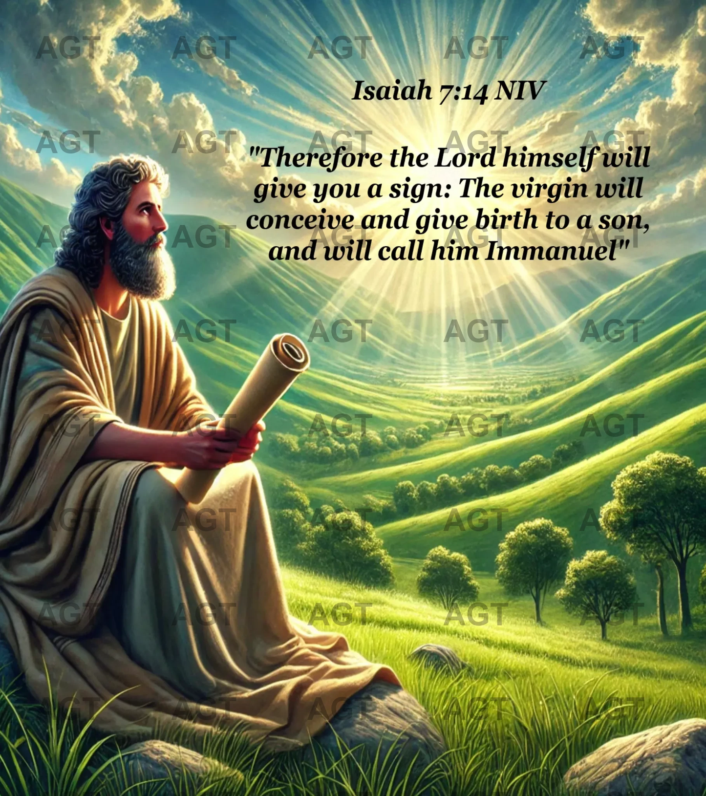 Isaiah 7-14 NIV Poster