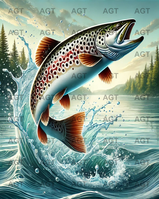 Lake Trout Poster