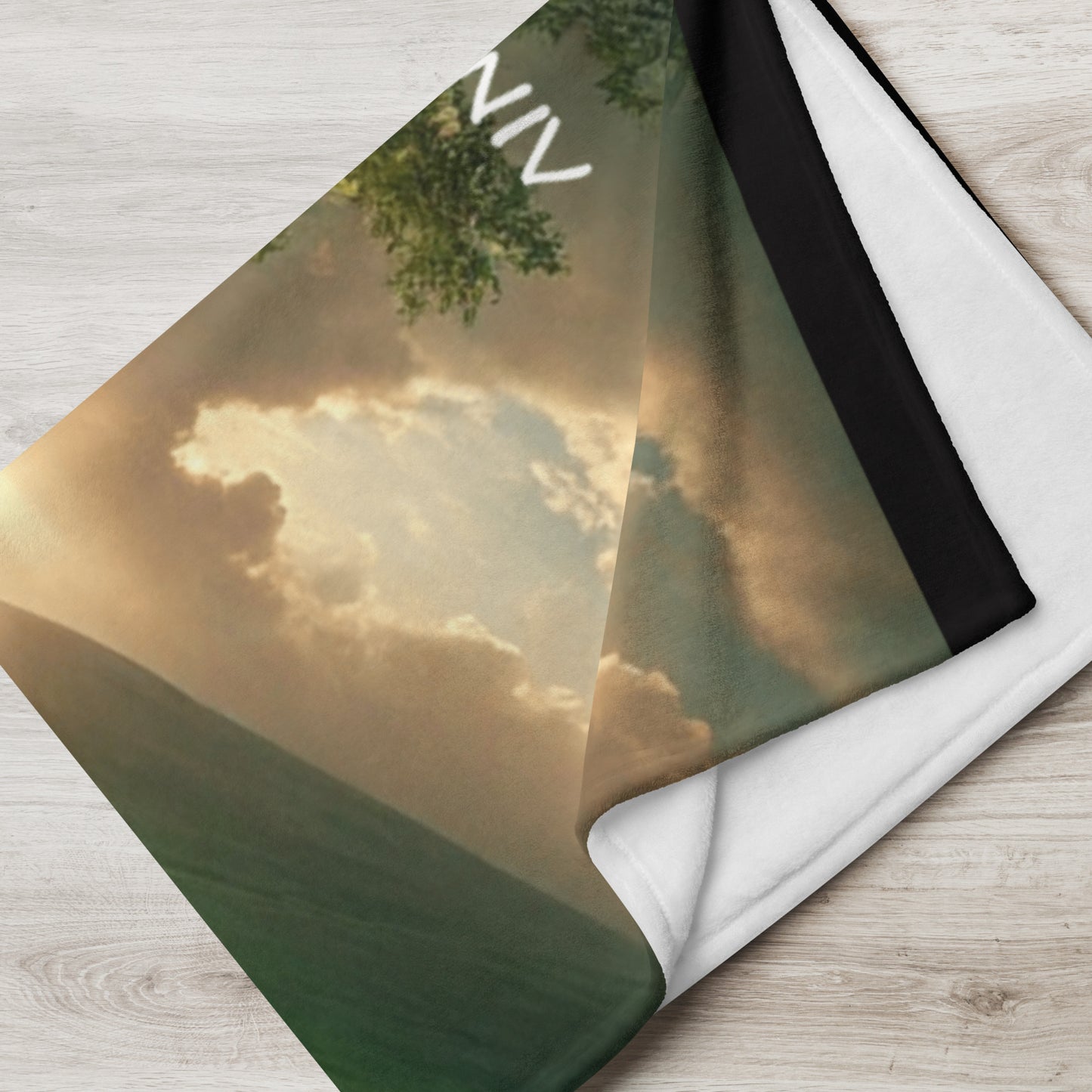 Green Pastures and Still Waters: God's Faithful Provision Throw Blanket 50" X 60"