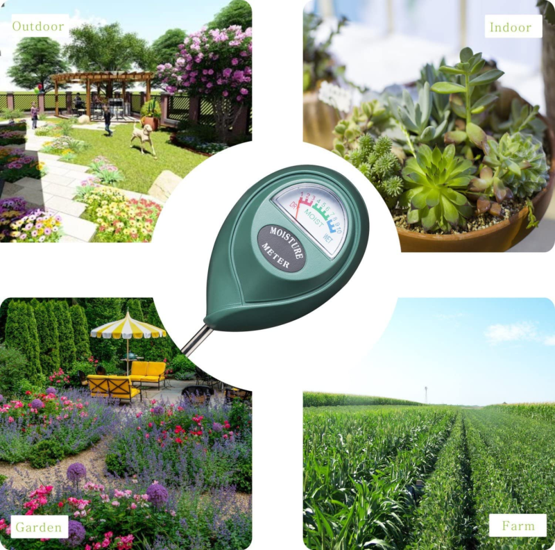 Soil Moisture Meter, Plant Water Monitor, Soil Hygrometer Sensor for Gardening