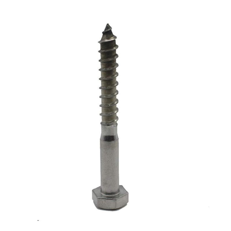 3/8" X 3" Stainless Hex Lag Bolt Screws for Wood, (10 Pack) 