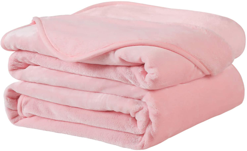 Soft Queen Size Blanket All Season Warm Microplush Lightweight Thermal Fleece 