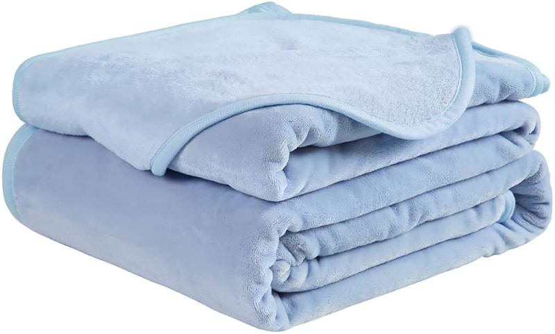 Soft Queen Size Blanket All Season Warm Microplush Lightweight Thermal Fleece 