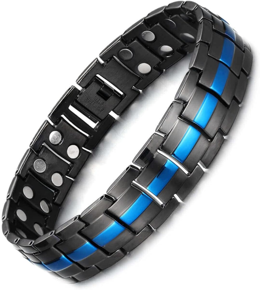 Magnetic Therapy Bracelet for Men, Adjustable with Sizing Tool