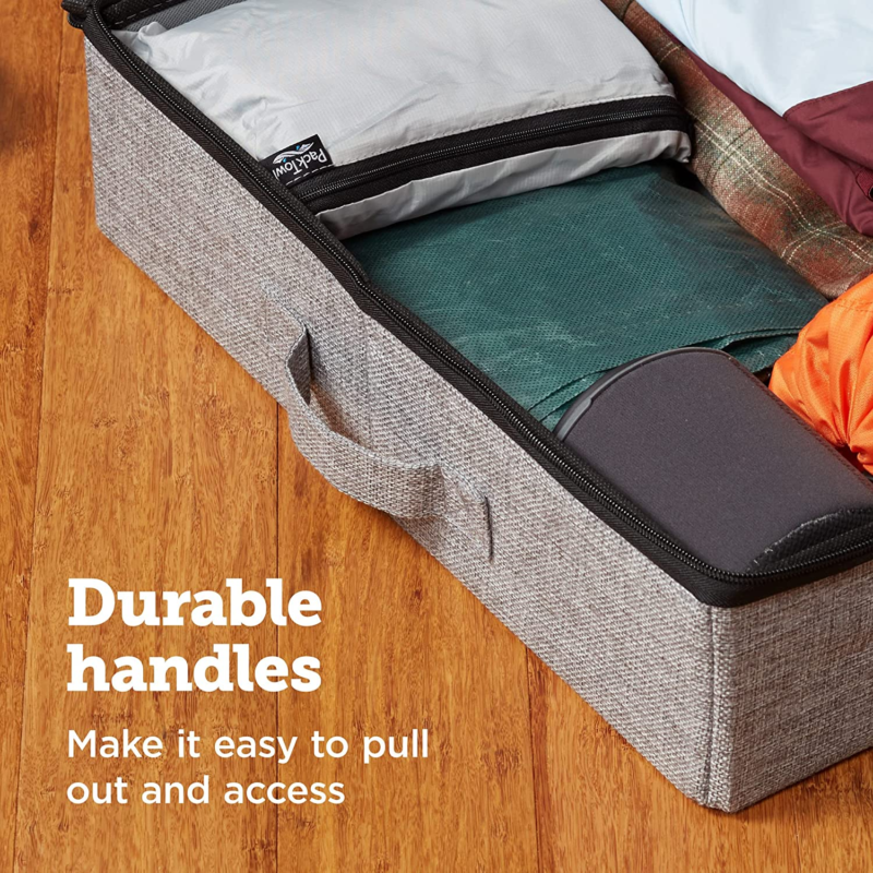 Underbed Storage Containers, Storage Bin for Clothes, Blankets, Shoes and Pillow