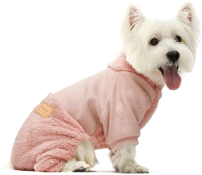 Turtleneck Knitted Dog Jumpsuit  